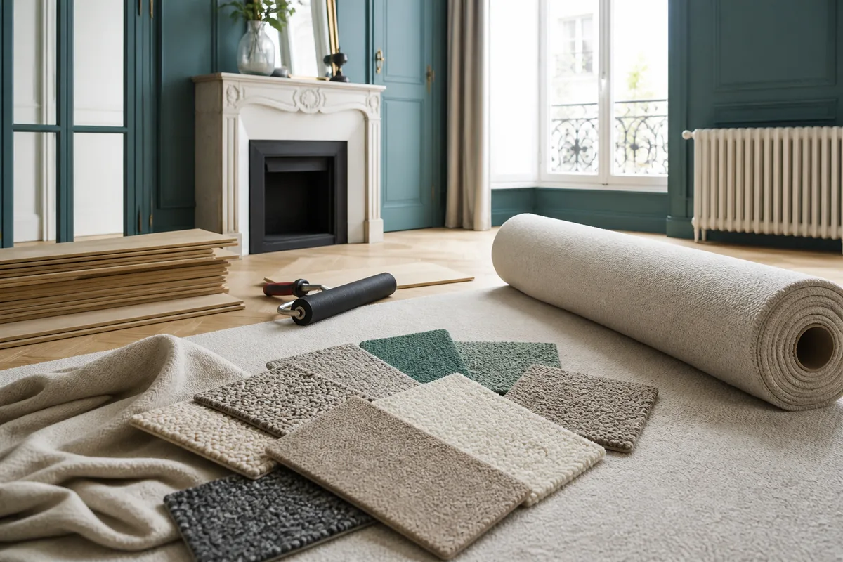 Choisir sa moquette : fibres, classements et confort