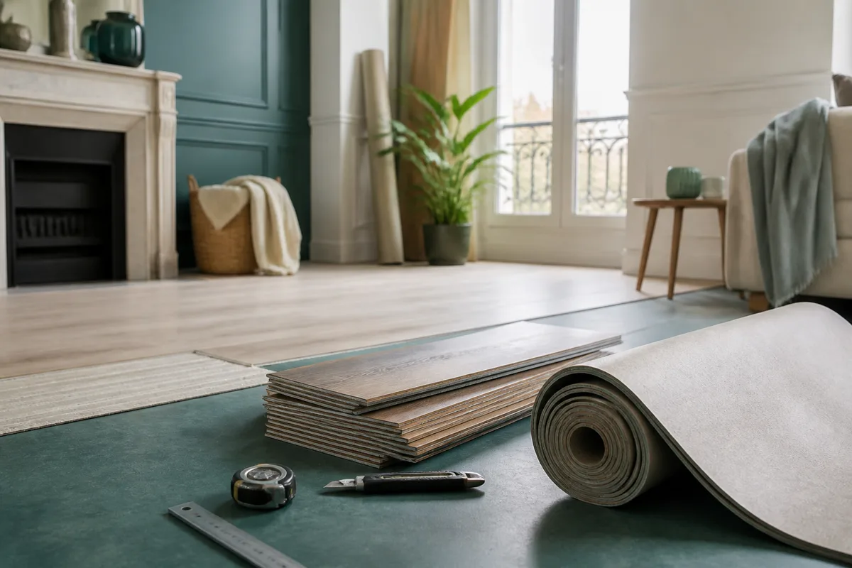 Sol PVC ou lino : que choisir pièce par pièce